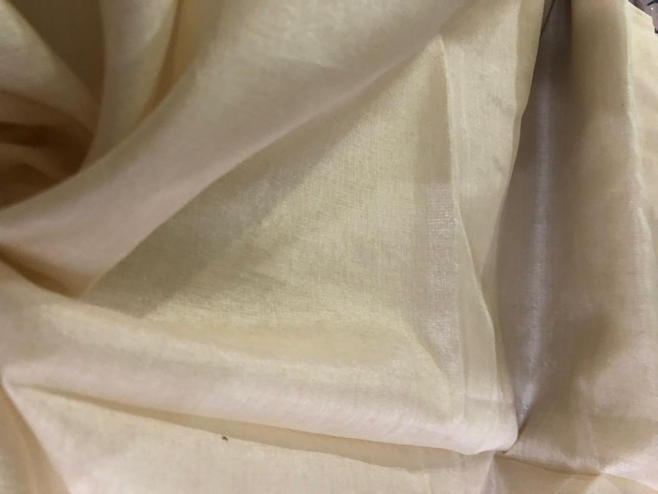 Silk  Tussar 44" FABRIC amazing for tussar sari 44" [17228]