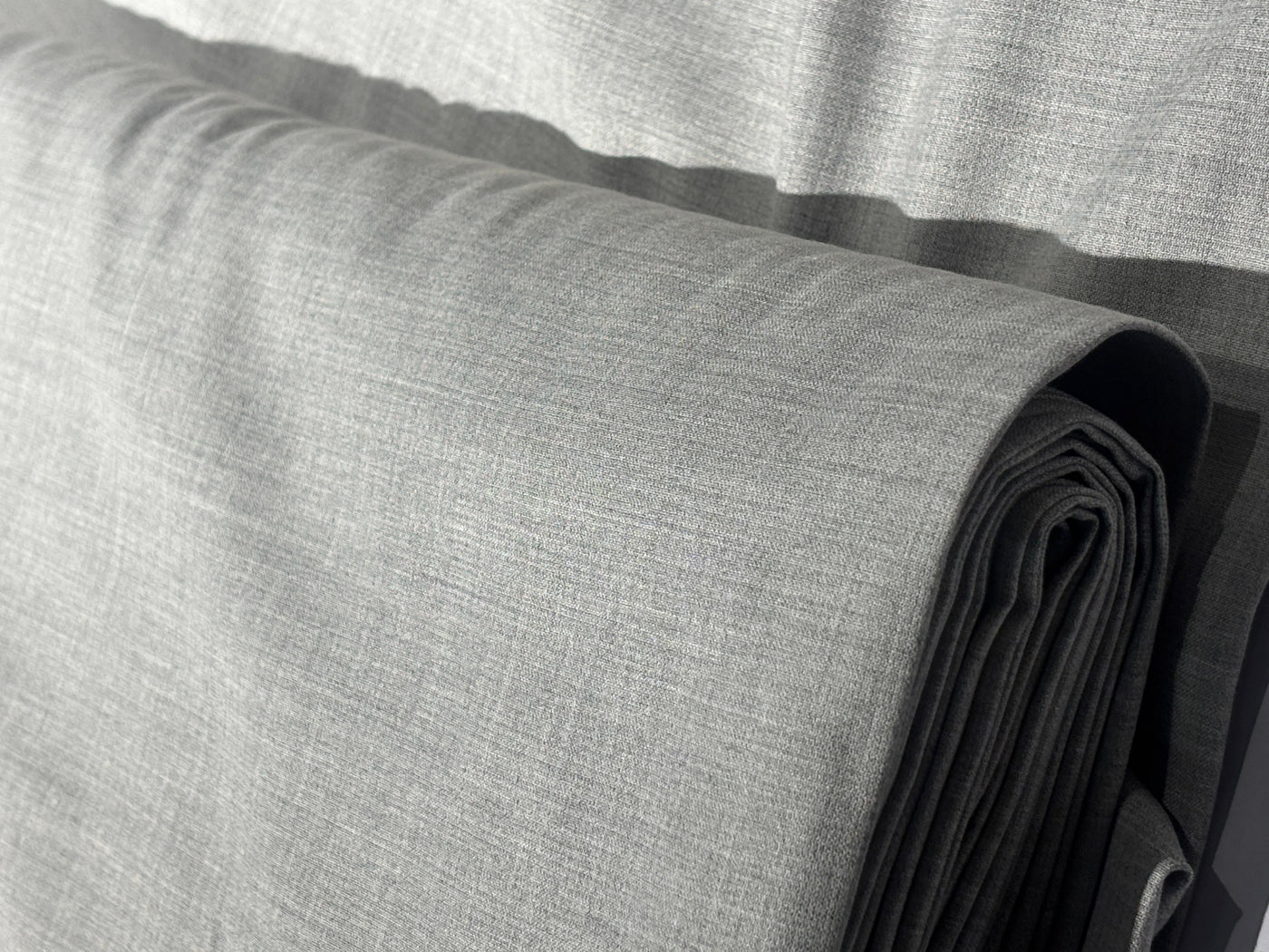 Italian Suiting blended viscose ,poly, acrylic light grey color 58" wide [17605]