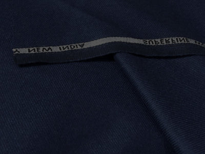 Wool x Nylon 270 gsm weight Suiting Fabric with twill weave available in 3 colors charcoal/black and ink blue