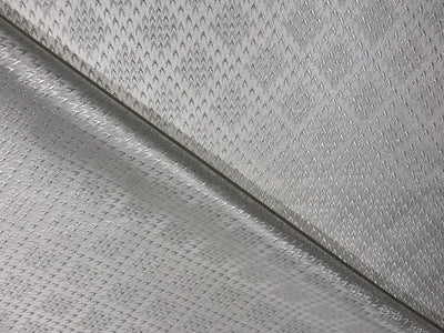 Silk Brocade fabric 56" white with self motif  jacquard BRO1062[2]
