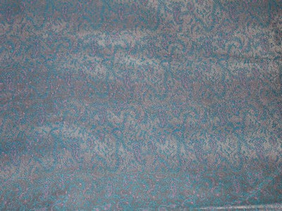 Silk Brocade Powder blue & baby pink Colour 44" wide BRO16[2]