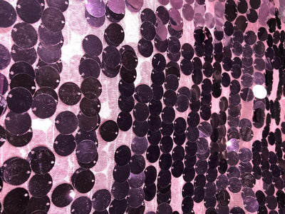 Sequin Net Jumbo Tear Drop fabric with lycra/ stretch 58" wide available in 3 colors blush/rose gold and gold