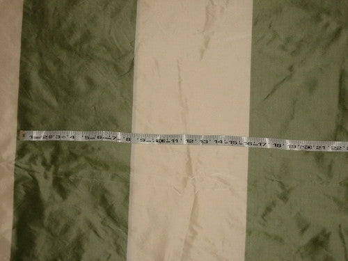Silk taffeta superb 8 inch wide stripes 54&quot; wide