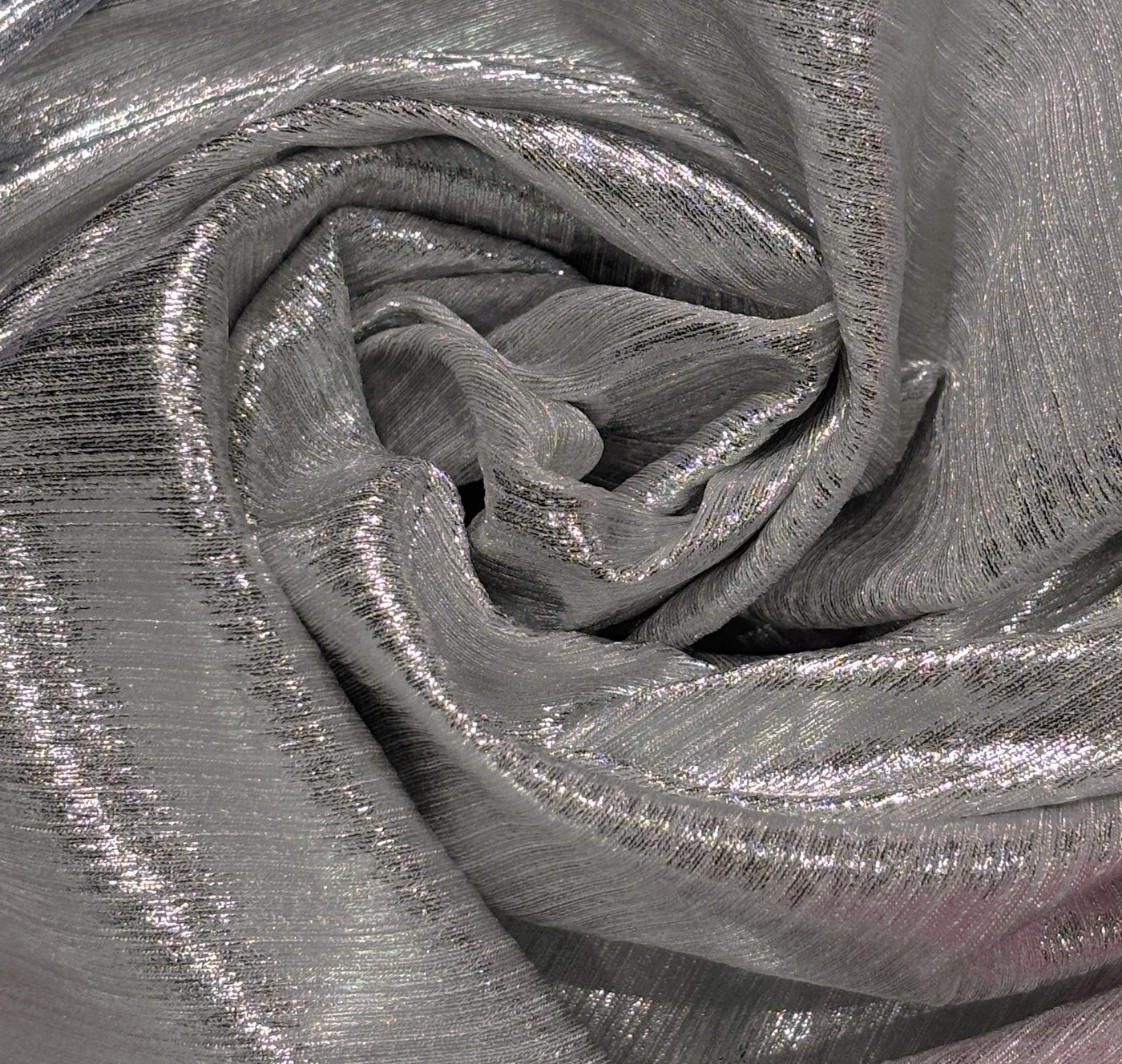 Metallic Lycra lurex fabric with subtle shimmer 58" Wide available in 7 colors black, bronze, magenta, mint ,candy pink, lilac and silver [17635/36/37/38/39/40/41]