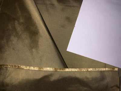 SILK TAFFETA FABRIC Gold X BLACK color 54" wide TAF28[1]