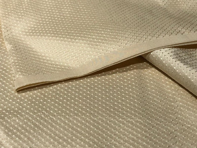 100% Silk Taffeta Jacquard Fabric SELF MOTIF  jacquard available in 2 colors light brown and cream TAFJACNEW13[2/3]