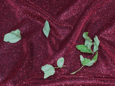 Shimmer Lycra fabric ~ 58'' wide available in 3 colors CHERRY RED/PEACOCK BLUE AND JET BLACK