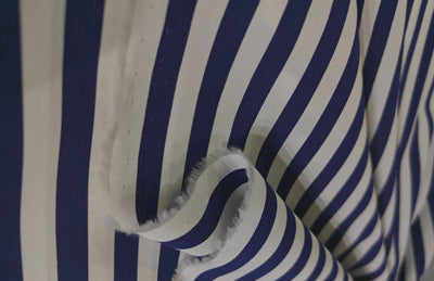 100% Cotton Poplin  millmade yarn-dyed cotton poplin stripes.[17234]