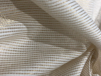 NYLON tissue with gold stripes [17564]