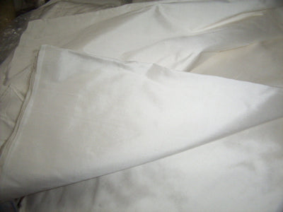 Silk dupioni fabric white colour 54" wide DUP14