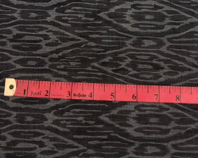 Denim 100% Cotton 58" wide animal print in 2 shades denim blue / teal and denim blue/blue  [18613/14]