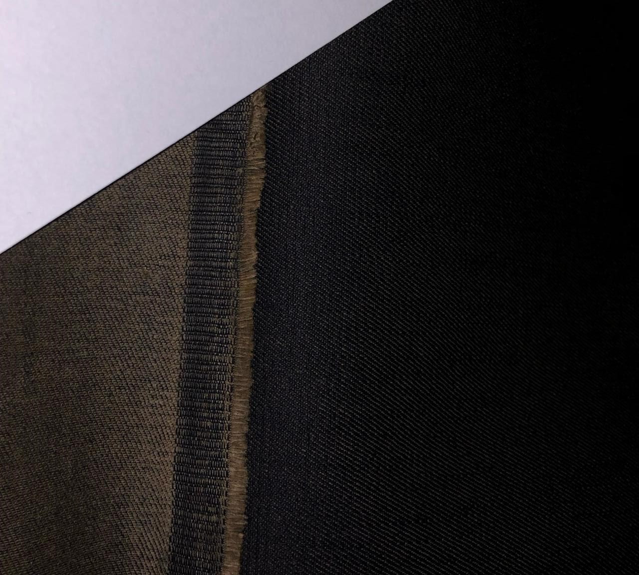 100% Cotton Denim  Fabric 58" wide available in 4 COLORS DENIM REVERSABLE JET BLACK X GREEN DENIM BROWN SLATE BLUE and DENIM BLUE