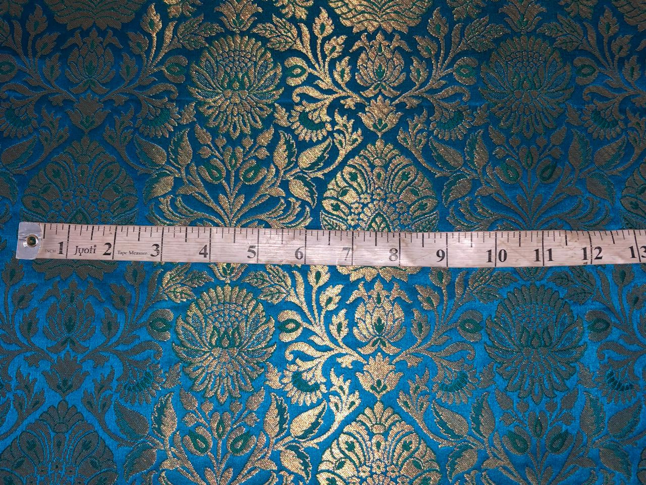 Silk Brocade fabric  jacquard available in 7 colors mulberry, burgundy, candy pink, teal, mustard, green x red  and turquoise BRO1026