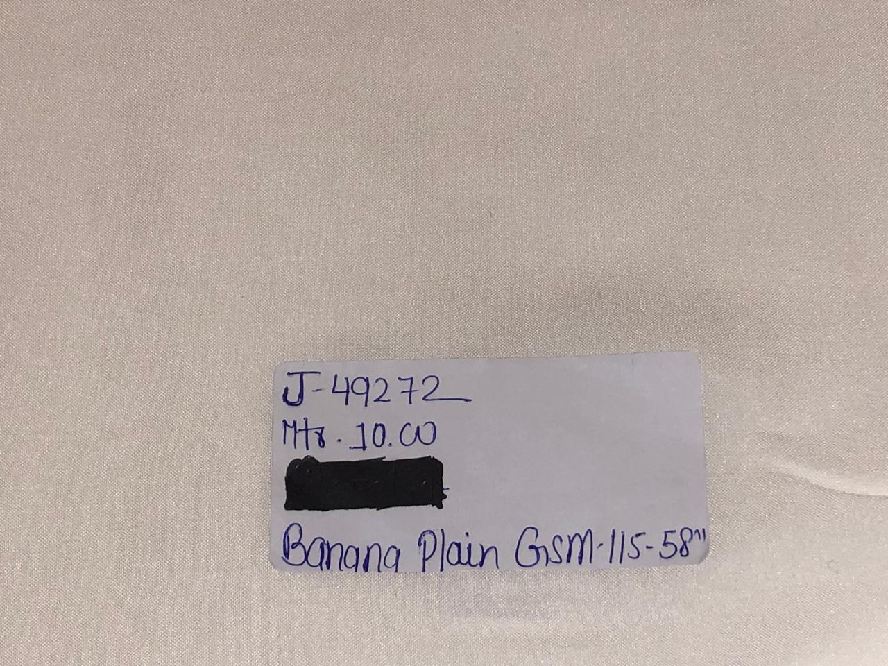 100% natural fiber banana twill weave 115 gsm weight/ width  147 cm wide [18492]