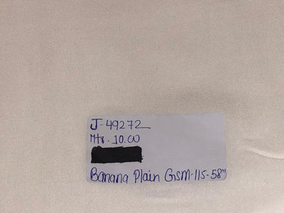 100% natural fiber banana twill weave 115 gsm weight/ width  147 cm wide [18492]