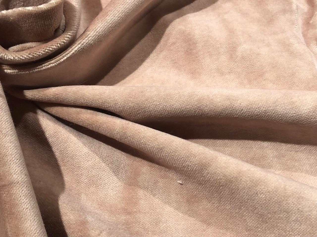 100% Cotton Velvet nude color Fabric 54" wide [17762]