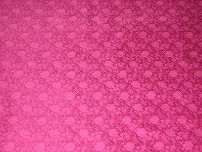 Silk Brocade fabric Pink color 44" wide BRO58[4]