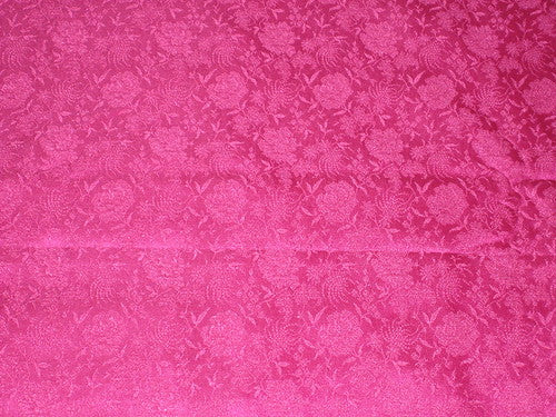 Silk Brocade fabric Pink color 44" wide BRO58[4]