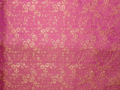 Silk brocade fabric Pink & Gold colour 44" wide BRO60[5] available for bulk preorder