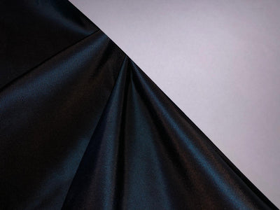 100% SILK TAFFETA FABRIC Ribbed PIN STRIPE 40 momme  54" wide- available in 6 colors [TEAL X BLACK /PINK X GOLD/ PURPLE RED /BLUE GREY / LIGHT BLUE AND YELLOW X ORANGE]