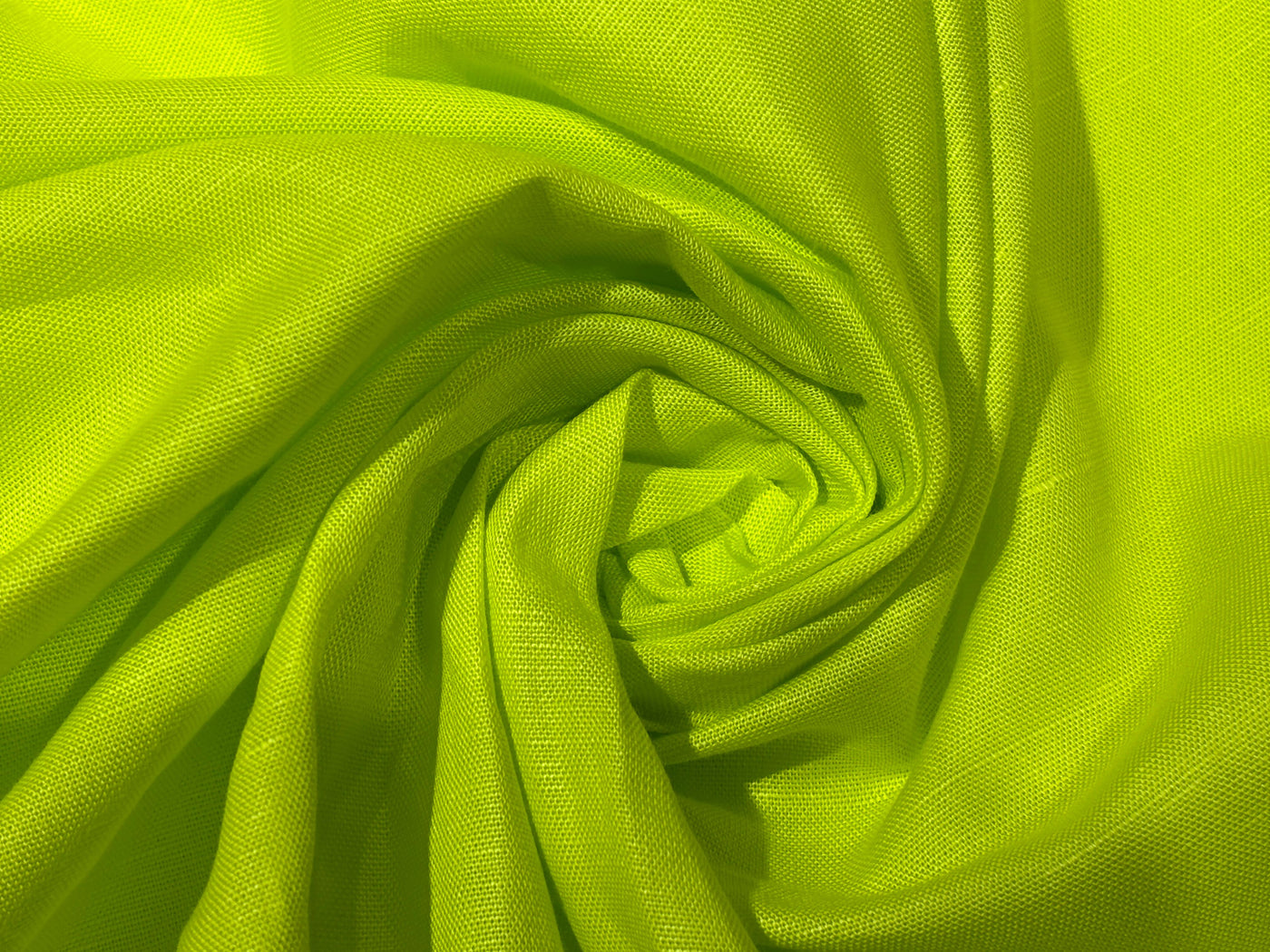 COTTON HEMP Neon green 58" wide [18228]