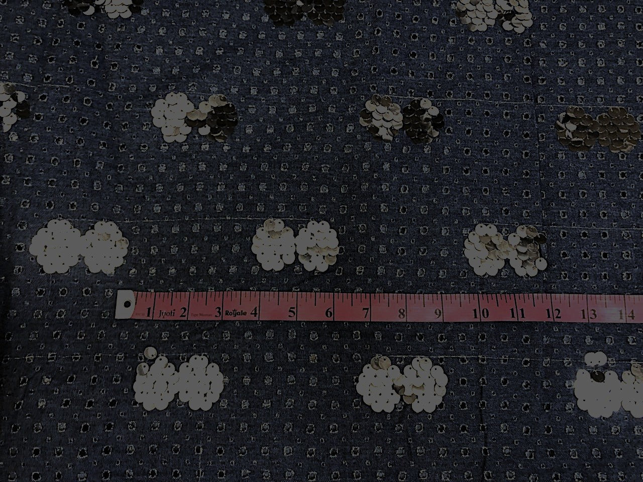 DENIM with sequin available in 2 colors denim blue light and denim blue dark [18615/16]