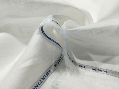 White linen 80 LEA 58" wide [12178]