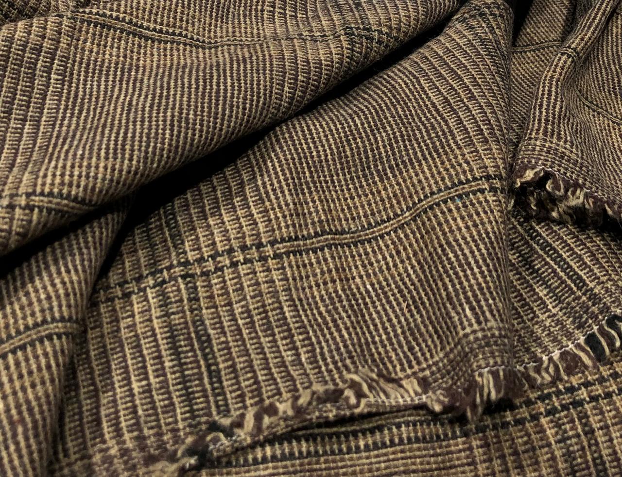 Recycled wool 40% synthetic fiber 60%  fabric  58" wide [17744]