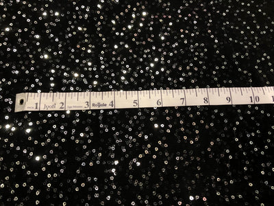 NET fabric with silver sequins 44" wide [18388]