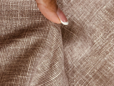 Linen  Lurex  Fabric 58" available in 3 colors  sea green ,nude , charcoal and pink