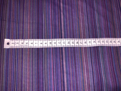 100% cotton poplin multicolor stripe 56" wide [18386]