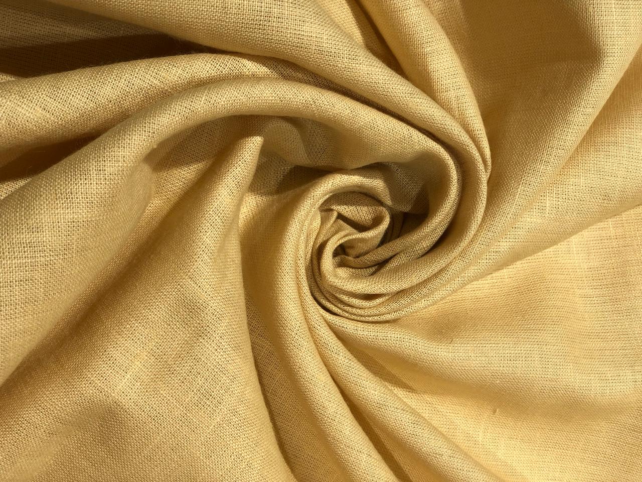 100% linen  40 LEA 58" wide available in  3 colors golden cream, sea green and slate blue [17445/46/47]