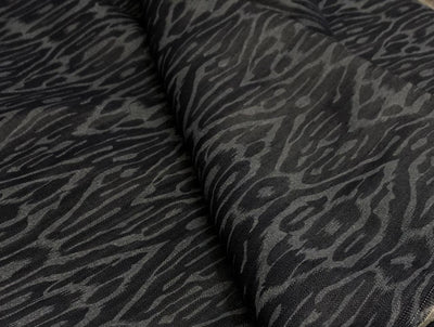 Denim 100% Cotton 58" wide animal print in 2 shades denim blue / teal and denim blue/blue  [18613/14]