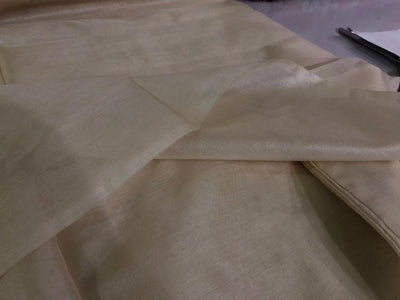 Silk  Tussar 44" FABRIC amazing for tussar sari 44" [17228]