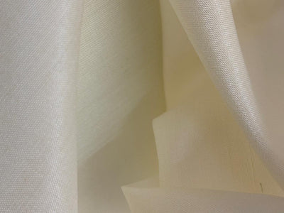 TUSSAR  SILK NATURAL IVORY FABRIC 44&quot; WIDE 19 momme [18313]