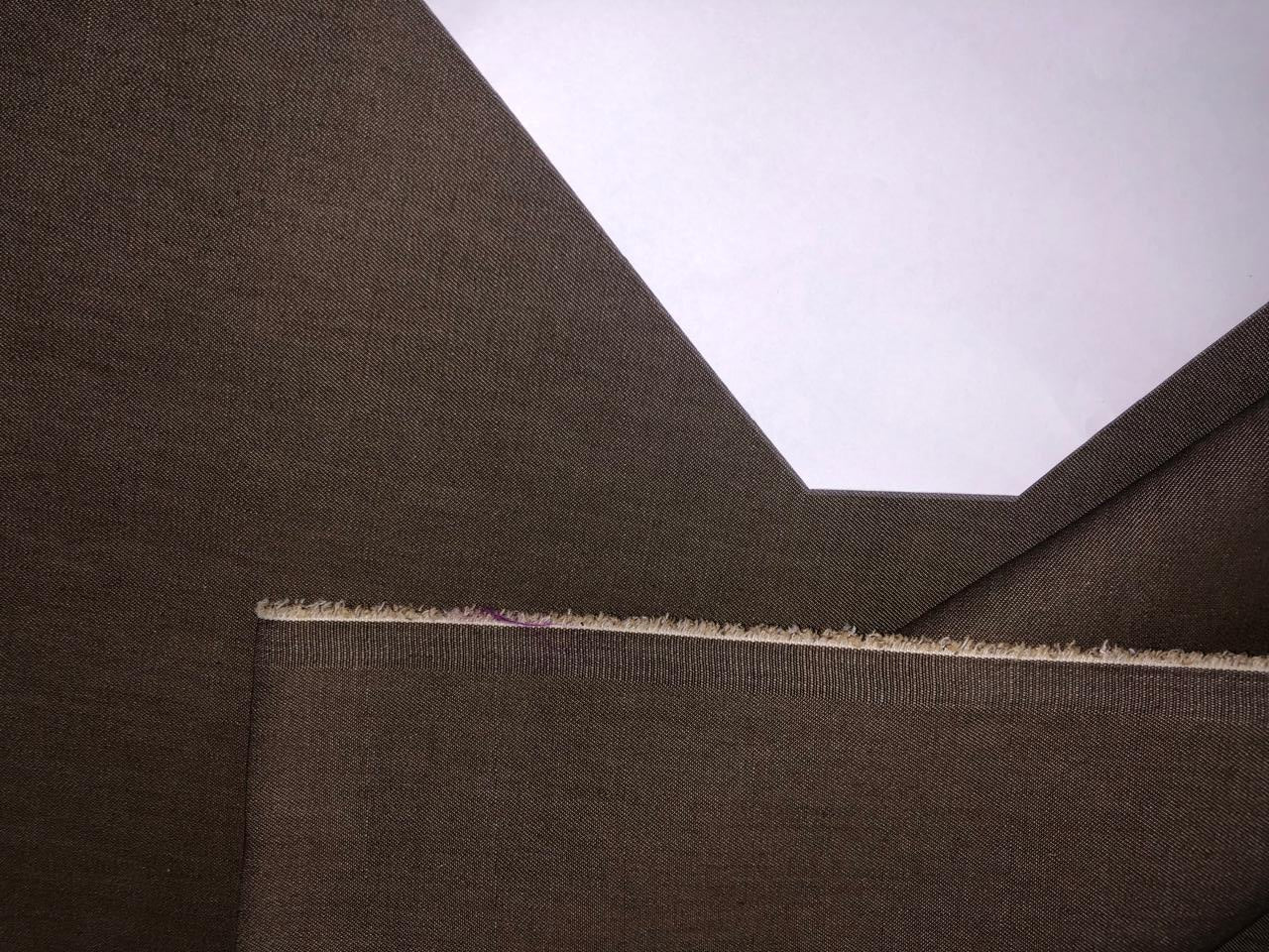 Denim  Cotton  Fabric 54&quot; wide BROWN X BEIGE [17148]