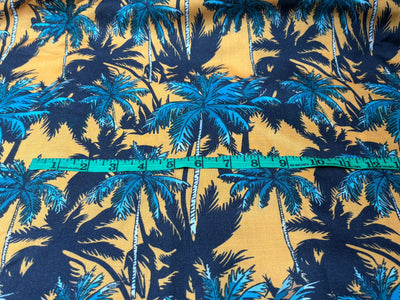 POLY MUSLIN PRINTED FABRIC 56" wide TROPICAL/ BEACH WEAR IN 4 DIFFERENT DESIGNS AND COLORS