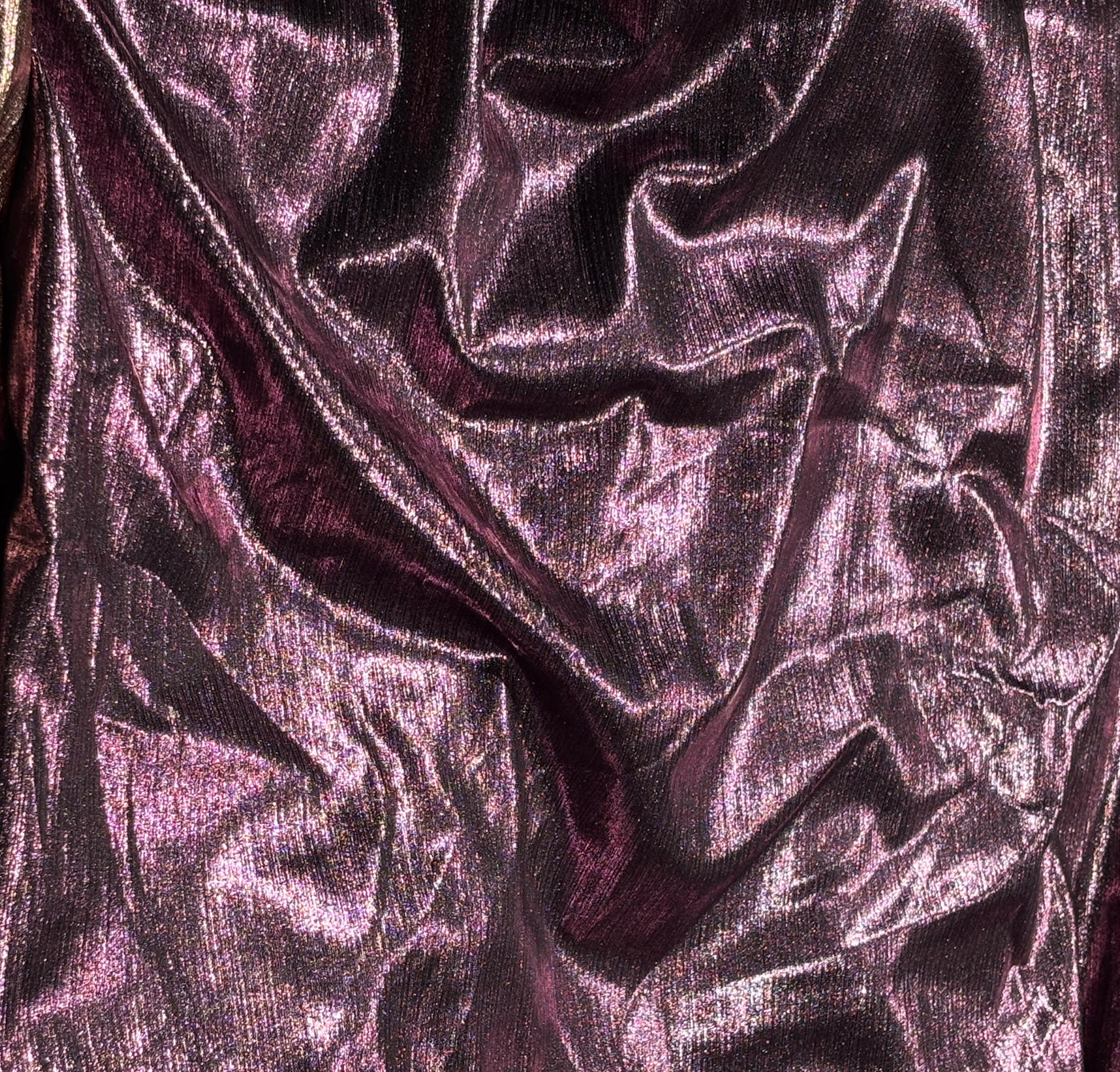 Metallic Lycra lurex fabric with subtle shimmer 58" Wide available in 7 colors black, bronze, magenta, mint ,candy pink, lilac and silver [17635/36/37/38/39/40/41]
