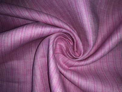 100% Linen stripe 60's Lea Fabric 58" wide pink stripes in 2 styles [15719/20]
