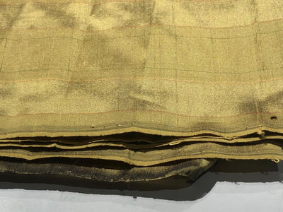 100% silk dupion fabric dusty  bronze with red and green  stripe 54&quot; wide DUPNEWS5[2]