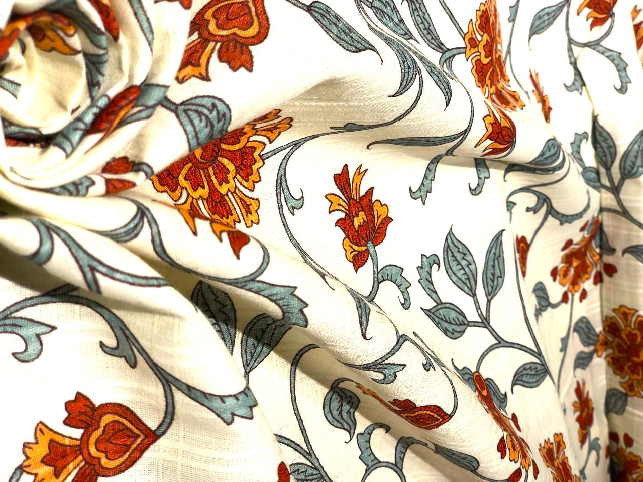 100% Cotton Satin dobby plaids block prints available in 4 different floral designs [17577/78/79/80]