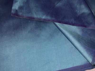 100% Pure silk dupion fabric two tone blue  and purple color 54" wide DUP337[1]