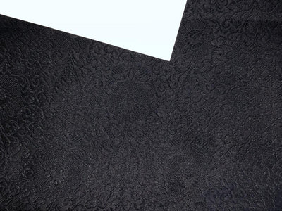 Brocade Fabric JET BLACK Color 44" WIDE BRO966[3]