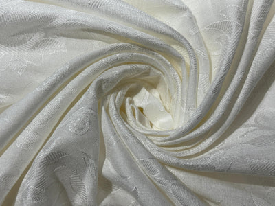 Jasmin Jacquard Fabric raised, intricate floral patterns in 2 designs [18822/23]