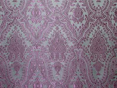 Silk Brocade Fabric Blue & Purple 44" wide BRO79[3]