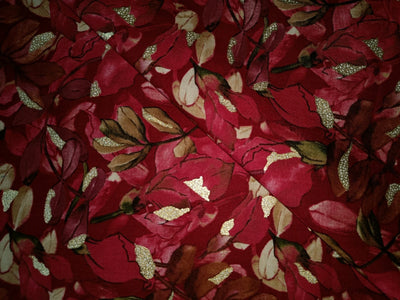 Premium Viscose Rayon  fabric with foil print 58" wide available in four colors