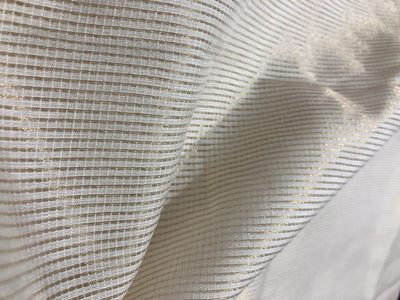NYLON tissue with gold stripes [17564]