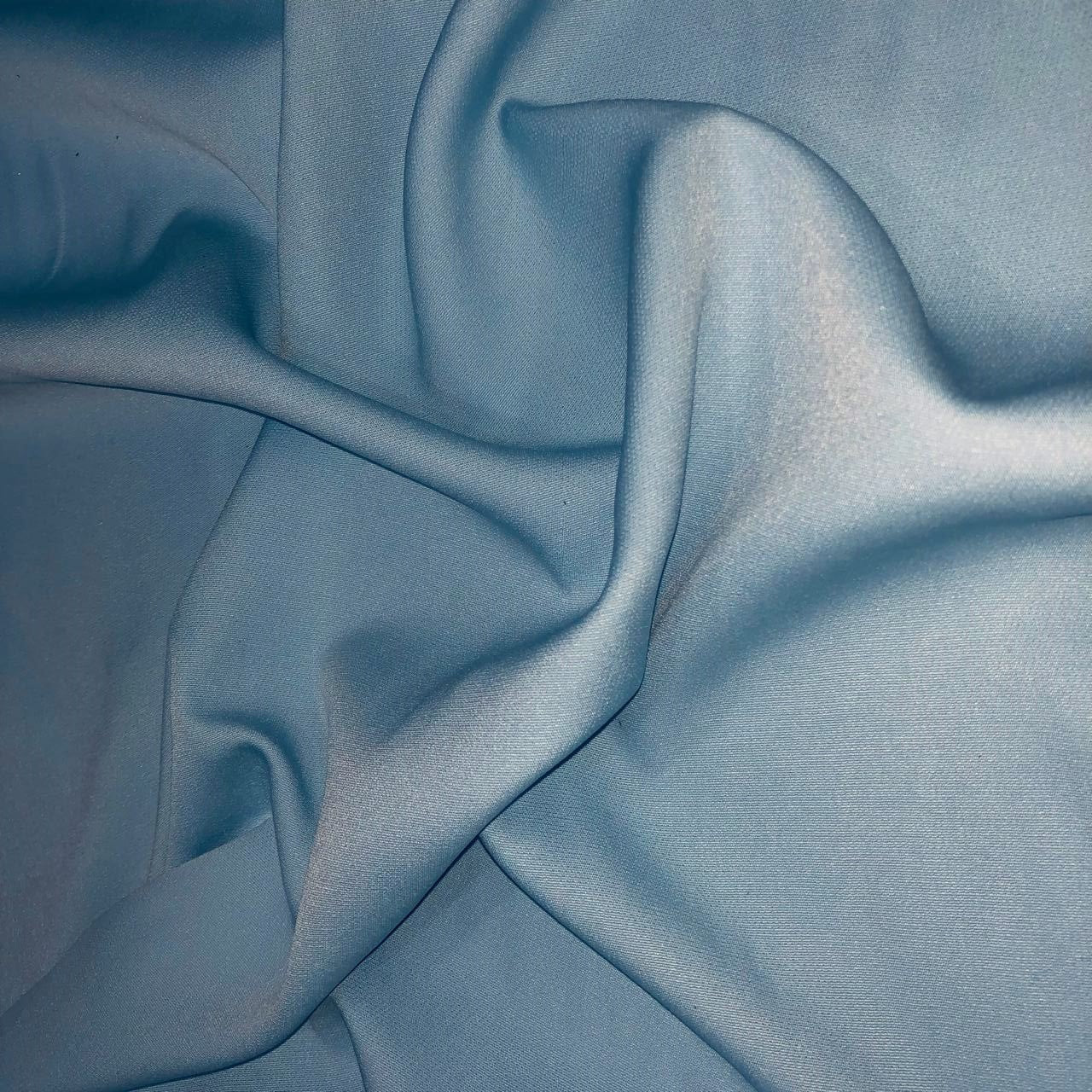 Scuba Crepe Stretch Jersey Knit fashion wear Dress fabric Powder Blue  58" wide[15940]