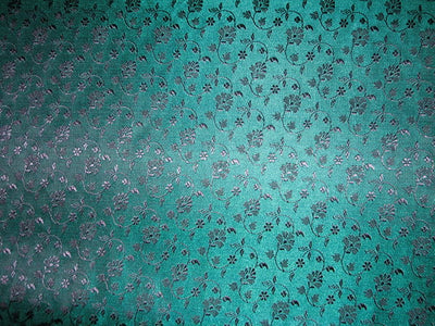 Silk Brocade fabric green &amp; Purple 44" wide BRO102[5]