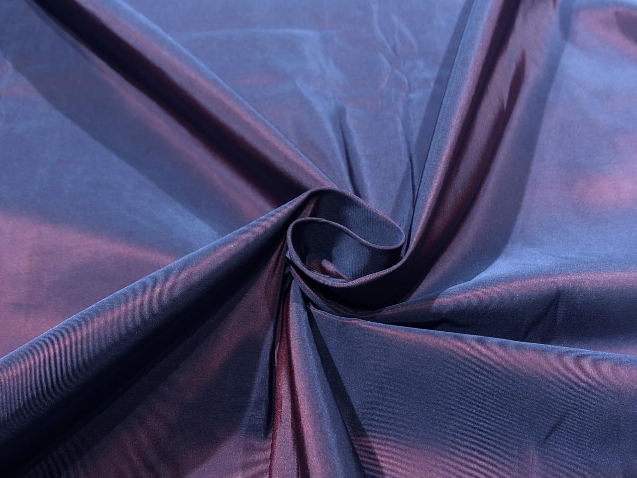 Silk TAFETTA fabric iridescent purple red [blue x red]  54"wide TAF344[2]
